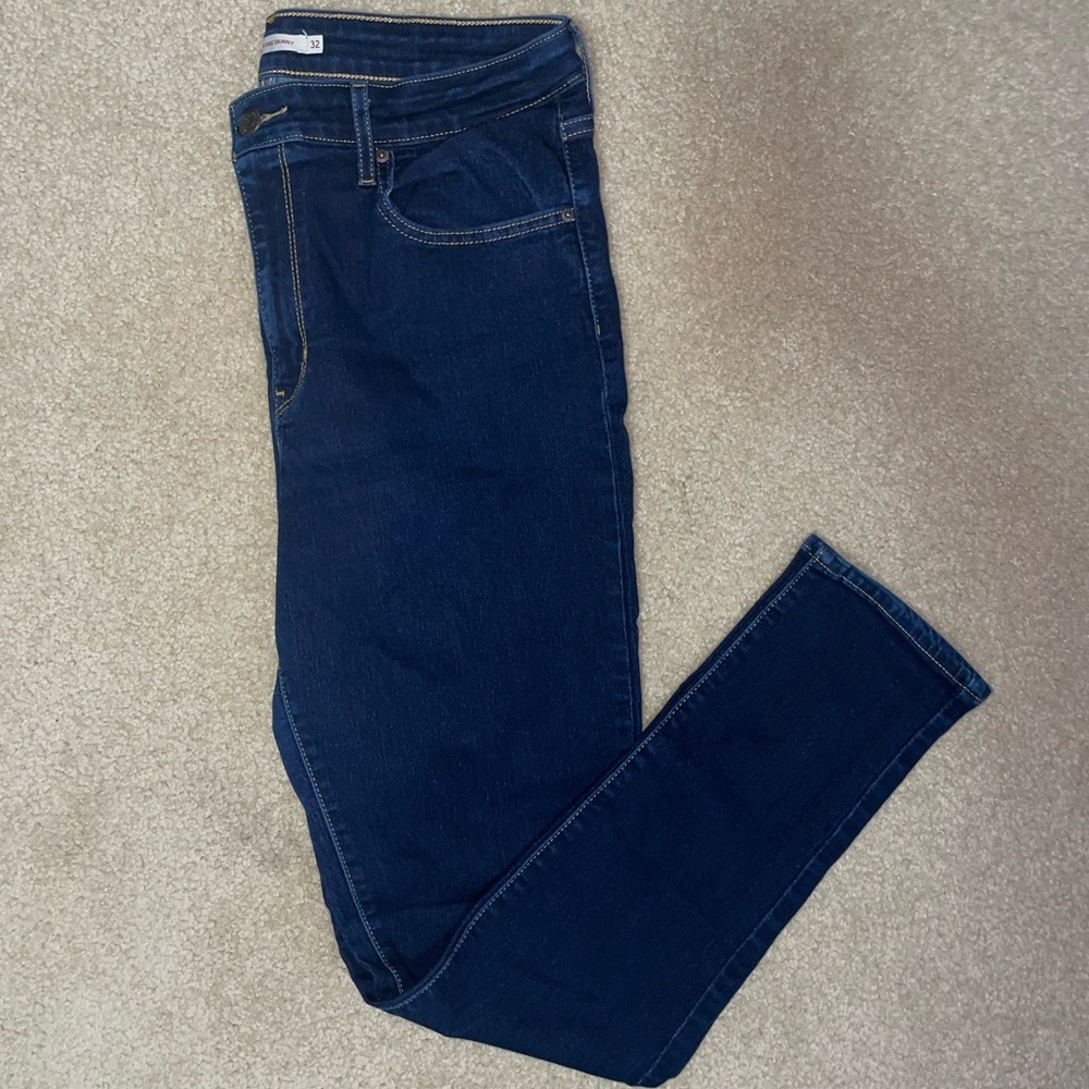 LEVIS 721 high rise skinny jeans